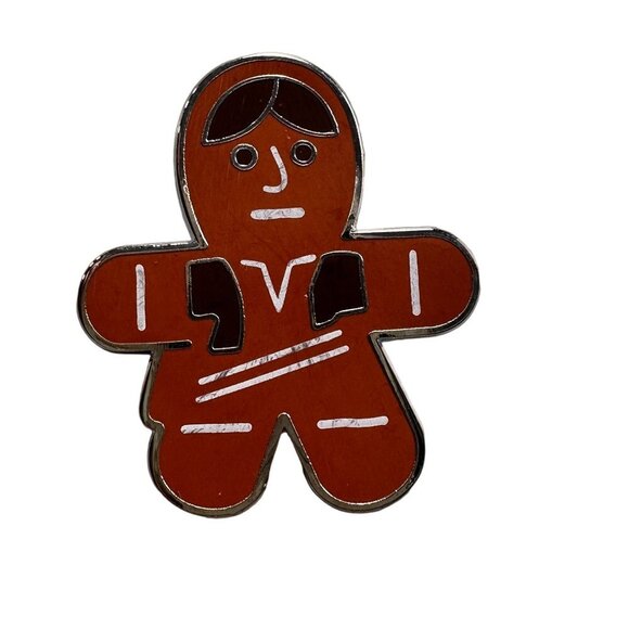 Disney Han Solo Trading Pin Star Wars Gingerbread Cookie Lapel Pin Brooch Badge - Picture 1 of 8